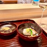 多仁本 - 今年の初お餅でした♫ 噛むほどに唐墨の旨味と塩味が滲み出ます♫