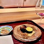 多仁本 - コチラも定番、すっぽん 醤油麹焼き　牛蒡と