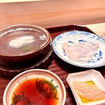 多仁本 - 定番の虎河豚しゃぶしゃぶ！あん肝ポン酢と