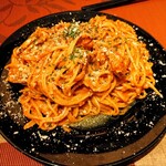 グリル ベリーズ - 「渡り蟹のトマトクリームパスタ」②