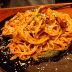 グリル ベリーズ - 「渡り蟹のトマトクリームパスタ」①