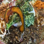 Bonjasky curry - 3種もりスペシャルカレー