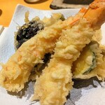 凛 - 海老と野菜の天ぷら　￥1,400