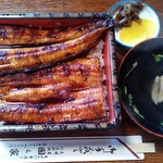 國之家 - 上うな重（肝吸い付き）　4,400円