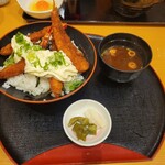 魚河岸料理 ざこば - 海老カツ丼定食