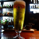 すし処 さいとう - 【H26.7.6】先ずはグラスビールから。