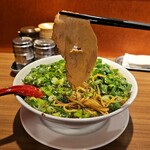 麺や太華 - 中華そば + ネギ増し