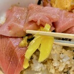 金太郎 - タクアンを箸休めに