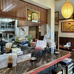 金太郎 - カウンター特等席に案内され