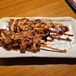 銀だこハイボール酒場 - とり皮にんにく醤油ダレ