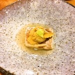 ほむら - 自家製焼き胡麻豆腐と生ウニ