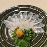 玄菜 - 泳ぎ穴子うす造り