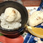 明徳　 - 白子焼きと白子のリゾット風