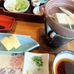 飛鳥荘 - 朝食の一部