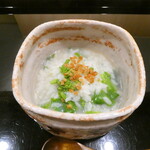 澤田 - 菜花とバチコのお粥