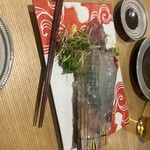 呼子活イカ 博多巻き串 燈 - 