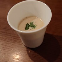 里葉亭 - きのこのポタージュ