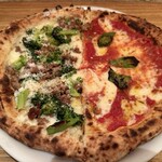 築地トゥットベーネ - ハーフ&ハーフ　ピザ