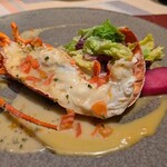 BISTRO VAGUE - 伊勢海老の蒸し焼き 香草バターソース