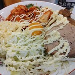 ハイパーファットン - 限定キムチ〜ナ　麺固め250g、ニンニク多め