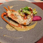 BISTRO VAGUE - 料理写真:伊勢海老の蒸し焼き 香草バターソース