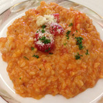 レストランLapis - トマトとモッツァレラのリゾット
