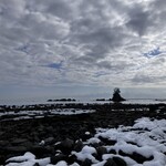 カフェ イソミ テラス - くっきりは見えないけど…