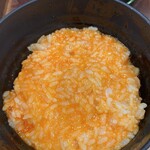 卵かけめし 肉すい専門  やまや - 肉すいと卵かけ飯セット（1,150円） 
      TKG、鮮やか！