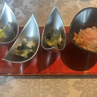 中国料理 翆陽 - 蝦夷鮑の冷製青ネギソース