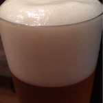 鶏一途 - このきめ細やかさ！こちらのビールは本当においしい。