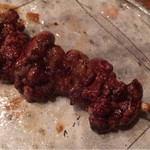 鶏一途 - おまかせ５種。鶏ホルモン。