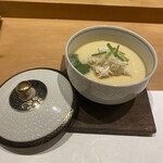 鮨裕 - 海老出汁、蟹出汁　茶碗蒸し