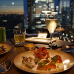 パレスホテル東京 - ラウンジ夕食