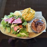 오토노와 카페 - 찐빵 플레이트 모닝