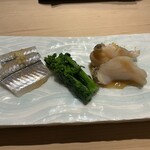 288090904 - サヨリ、ツブガイ、菜の花