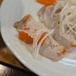 キッチン ブルー グローブ - 人参を添えて