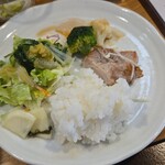 キッチン ブルー グローブ - 棹後のワンプレート