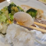 キッチン ブルー グローブ - カブを乗せて