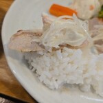 キッチン ブルー グローブ - ポテサラを添えて