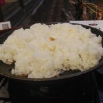 とろけるハンバーグ 福よし - ガーリックライス