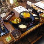 とろけるハンバーグ 福よし - とろけるチーズハンバーグ御膳　Lサイズ