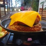 とろけるハンバーグ 福よし - とろけるチーズハンバーグ御膳　Lサイズ