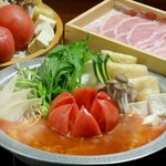 やまとなでしこ - 大人気！トマトの美味しさを丸ごと楽しめる♪京風とまと鍋　