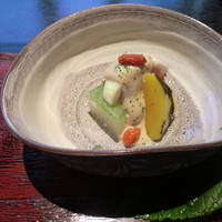 一游 - 突き出し：初夏野菜の冷やし合わせ