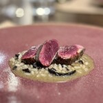 Nonna Nietta - ⚫︎真鴨 香茸 リゾット
      ぎゃーーー！肉もリゾットもうめええええええええええええええええええええええ！
      最高！火入れ完璧！！！！