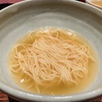 廣澤 - 【写真⑳】金華ハム一番出汁と鯖節と鰹節出汁スープ「香麺」