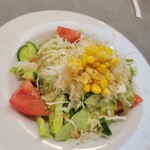 珈水亭 - セットサラダ、もりもり