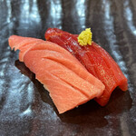 虹鱗 - 宮城の中トロと漬け