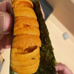 牛肉寿司 きんたん - 雲丹海苔巻き