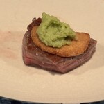 カハラ - ミルフィーユステーキ・わさび・ニンニク